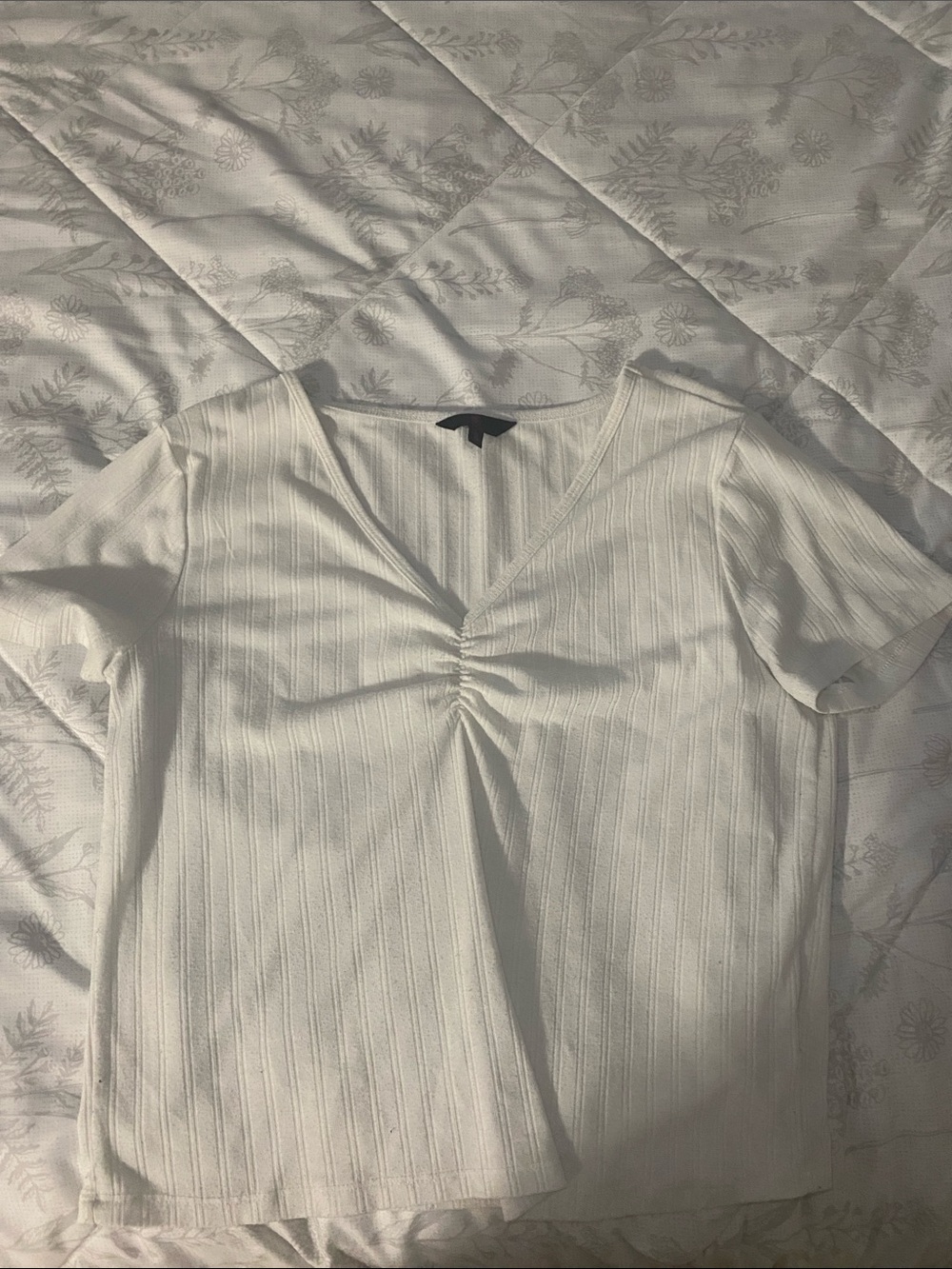 NOBO- cinched white shirt